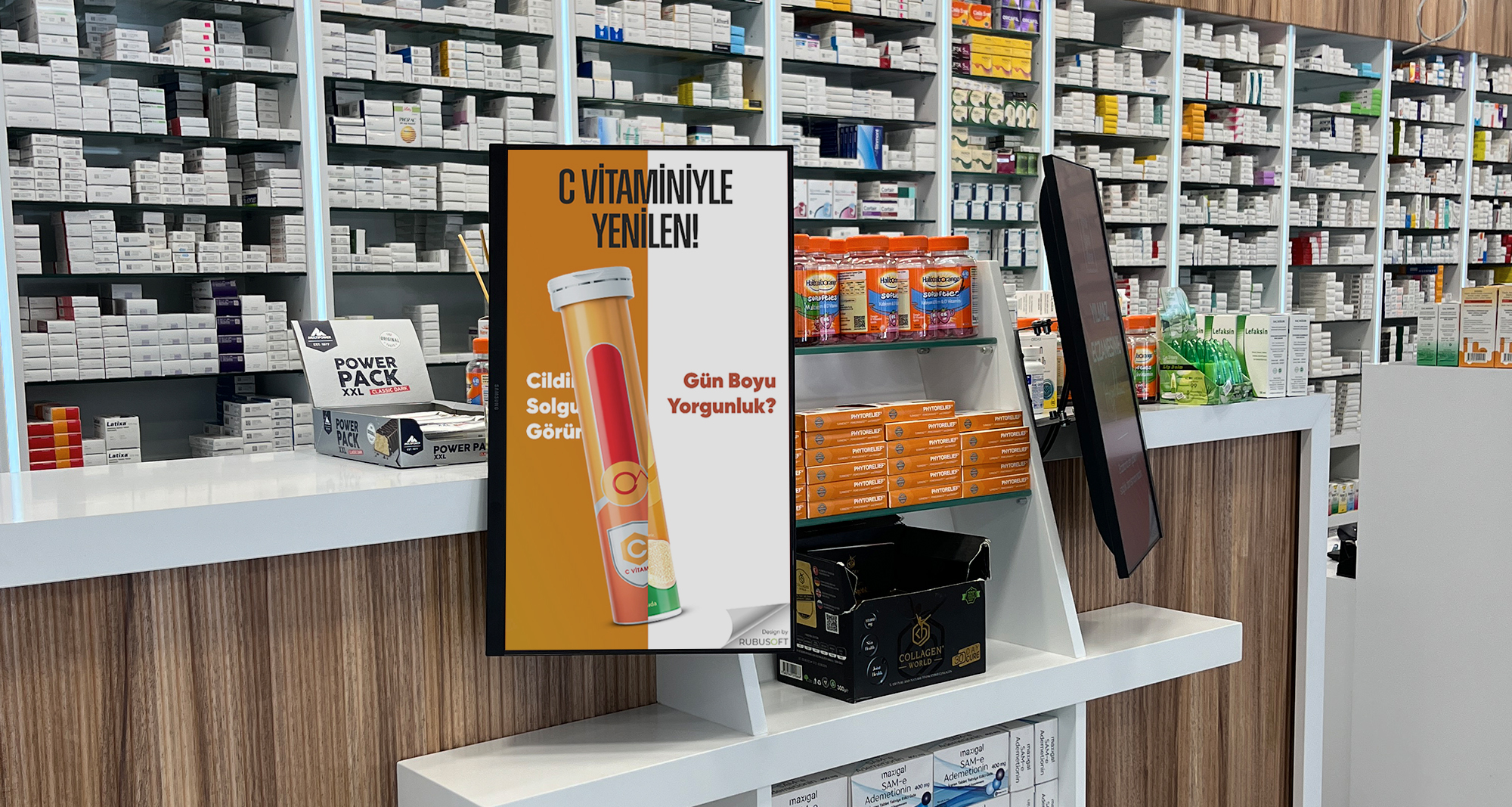 Vitrin LED Ekranı Örneği