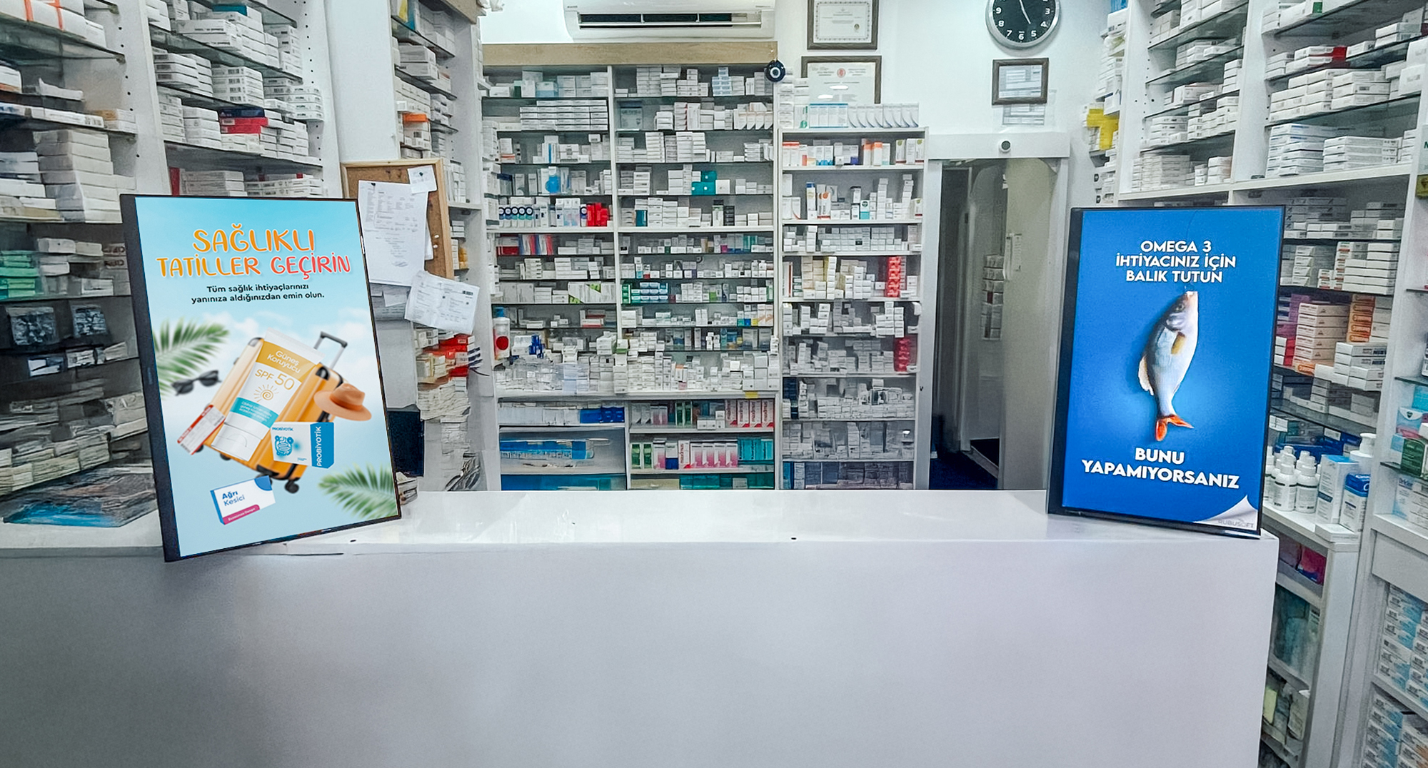 İç Mekan LCD Ekranı Örneği